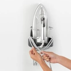 Brabantia Ironing Board Hanger And Iron Store In Black 13 Brabantia Ironing Board Hanger And Iron Store In Black -Dunelm Sales Store 1000010236 alt04
