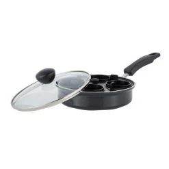 Aluminium 20cm Egg Poacher Set 10 Aluminium 20cm Egg Poacher Set -Dunelm Sales Store 1000033482 alt03