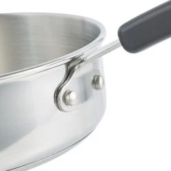 Dunelm Stainless Steel Covered 24cm Saute Pan -Dunelm Sales Store 1000035667 alt03