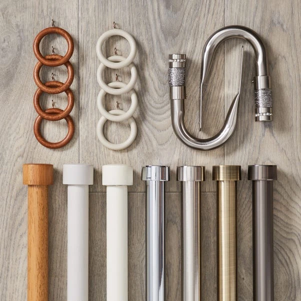 Dunelm Trinity Metal Eyelet Curtain Pole 7 Dunelm Trinity Metal Eyelet Curtain Pole - Image 5