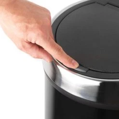 Spectrum Black 30 Litre Top Press Bin -Dunelm Sales Store 1000051882 alt03