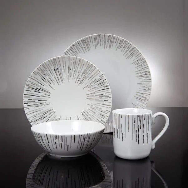 Dunelm Glamour 16 Piece Dinner Set 6 Dunelm Glamour 16 Piece Dinner Set - Image 4