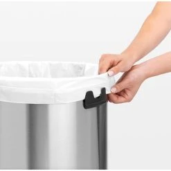 Brabantia 60 Litre Matt Steel Touch Bin 12 Brabantia 60 Litre Matt Steel Touch Bin -Dunelm Sales Store 1000068066 alt04