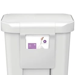 Simplehuman 45 Litre Plastic Pedal Bin With Liner Pocket -Dunelm Sales Store 1000068129 alt02