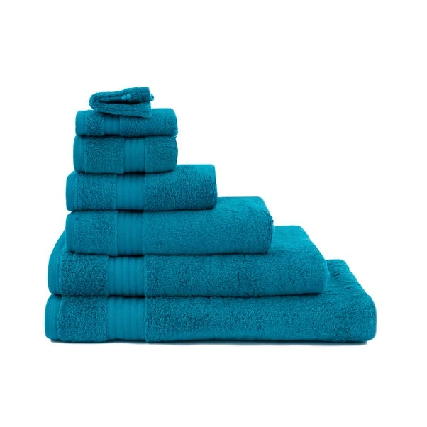 Dunelm Teal Egyptian Cotton Towel 5 Dunelm Teal Egyptian Cotton Towel - Image 3