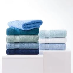 Dunelm Cornflower Egyptian Cotton Towel 7 Dunelm Cornflower Egyptian Cotton Towel -Dunelm Sales Store 1000072361 alt05