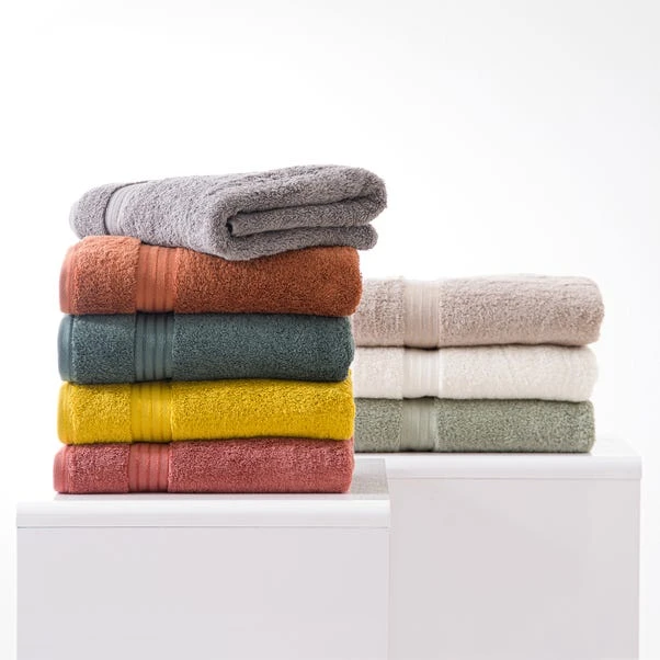Dunelm Pebble Egyptian Cotton Towel 6 Dunelm Pebble Egyptian Cotton Towel - Image 4