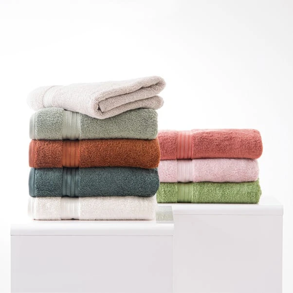 Dunelm Pebble Egyptian Cotton Towel 7 Dunelm Pebble Egyptian Cotton Towel - Image 5