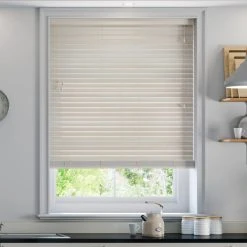 Dunelm 50mm Slats Limed White Venetian Blind 9 Dunelm 50mm Slats Limed White Venetian Blind -Dunelm Sales Store 1000075136 alt02