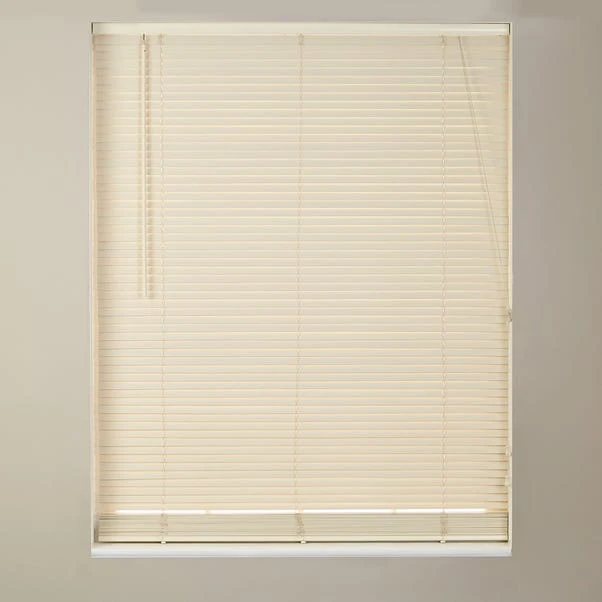 Dunelm Cream Wooden Venetian Blind 27mm Slats 6 Dunelm Cream Wooden Venetian Blind 27mm Slats - Image 4