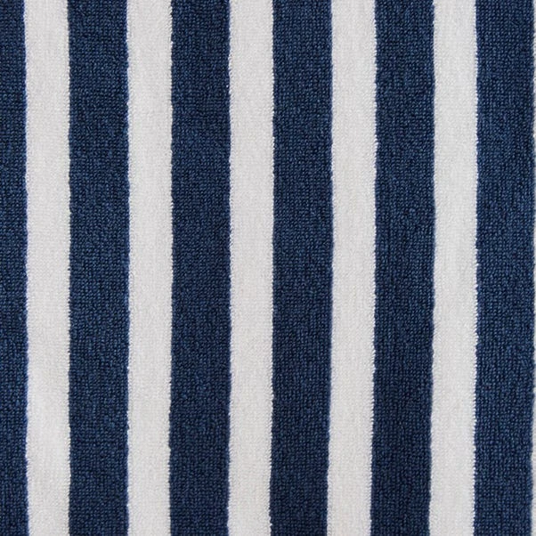Dunelm Nautical Stripe Navy Towel 5 Dunelm Nautical Stripe Navy Towel - Image 3