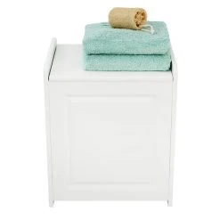 Lloyd Pascal Verona White Laundry Basket -Dunelm Sales Store 1000087265 alt05