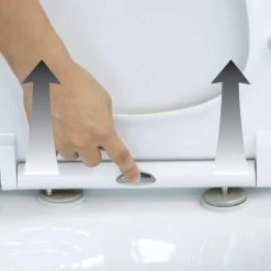 Dunelm Thermoplast White Toilet Seat 10 Dunelm Thermoplast White Toilet Seat -Dunelm Sales Store 1000095417 alt02