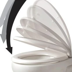 Dunelm Thermoplast White Toilet Seat 11 Dunelm Thermoplast White Toilet Seat -Dunelm Sales Store 1000095417 alt03