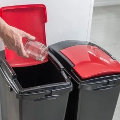 Addis Red Recycling Bin Lid 9 Addis Red Recycling Bin Lid -Dunelm Sales Store 1000095619 alt03