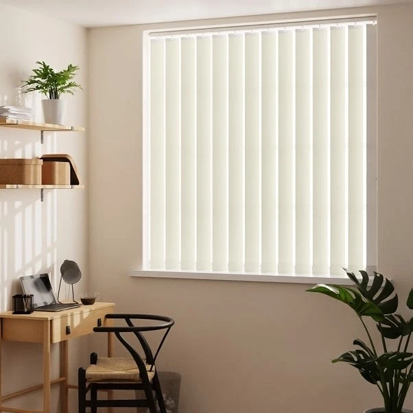 Dunelm Cream Stripe Cordless Vertical Blind 4 Dunelm Cream Stripe Cordless Vertical Blind - Image 2