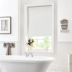 Dunelm White Blackout Moisture Resistant Roller Blind -Dunelm Sales Store 1000112015 alt04