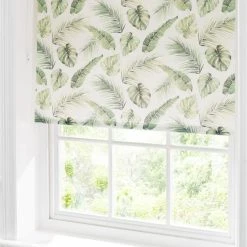 Dunelm Voyager Green Leaf Moisture Resistant Daylight Roller Blind 11 Dunelm Voyager Green Leaf Moisture Resistant Daylight Roller Blind -Dunelm Sales Store 1000112172 alt02