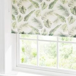 Dunelm Voyager Green Leaf Moisture Resistant Daylight Roller Blind 12 Dunelm Voyager Green Leaf Moisture Resistant Daylight Roller Blind -Dunelm Sales Store 1000112172 alt03