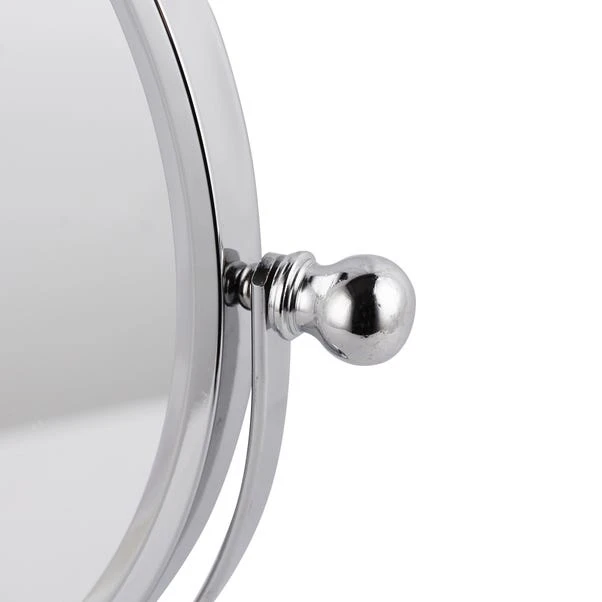 Dunelm Oversized Round Chrome Mirror, 25cm 6 Dunelm Oversized Round Chrome Mirror, 25cm - Image 4