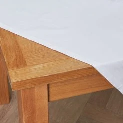 Dunelm Plain White Rectangle Tablecloth 5 Dunelm Plain White Rectangle Tablecloth -Dunelm Sales Store 1000117812 alt01