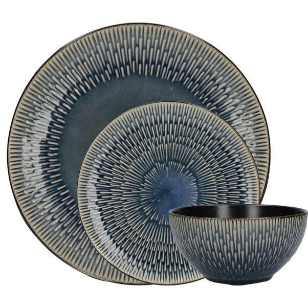 Dunelm Zen Reactive Glaze 12 Piece Dinner Set 5 Dunelm Zen Reactive Glaze 12 Piece Dinner Set - Image 3