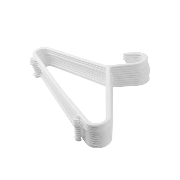 Dunelm Pack Of 10 White Baby Clothes Hangers 4 Dunelm Pack Of 10 White Baby Clothes Hangers - Image 2
