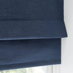 Dunelm Linen Mix Denim Blackout Roman Blind 10 Dunelm Linen Mix Denim Blackout Roman Blind -Dunelm Sales Store 1000139240 alt03