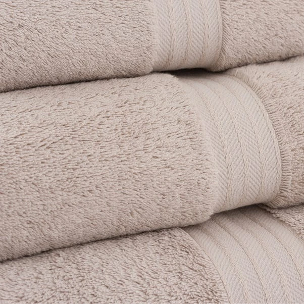 Dunelm Mushroom Egyptian Cotton Towel 5 Dunelm Mushroom Egyptian Cotton Towel - Image 3