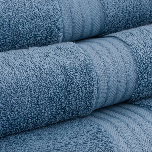 Dunelm Denim Egyptian Cotton Towel 5 Dunelm Denim Egyptian Cotton Towel - Image 3