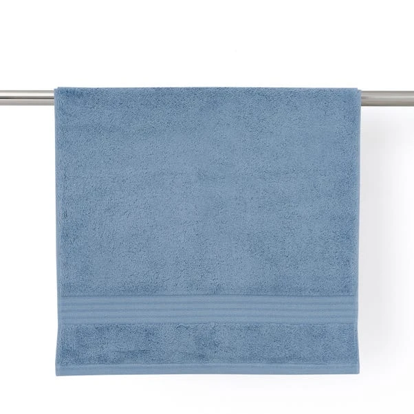 Dunelm Denim Egyptian Cotton Towel 6 Dunelm Denim Egyptian Cotton Towel - Image 4
