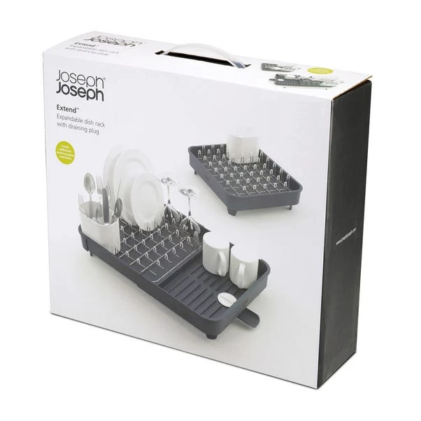 Joseph Joseph Expandable Grey Dish Rack 4 Joseph Joseph Expandable Grey Dish Rack - Image 2