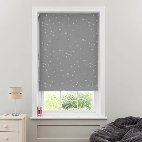 Dunelm Glow In The Dark Stars Cordless Blackout Roller Blind 6 Dunelm Glow In The Dark Stars Cordless Blackout Roller Blind - Image 4