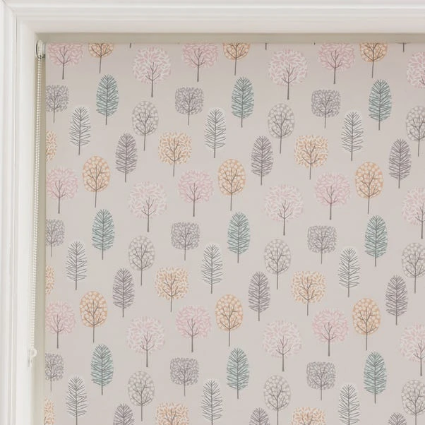 Dunelm Sweet Trees Pink Blackout Roller Blind 6 Dunelm Sweet Trees Pink Blackout Roller Blind - Image 4
