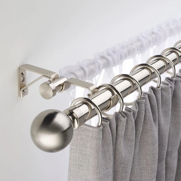 Dunelm Pack Of 3 Double Pole Brackets 6 Dunelm Pack Of 3 Double Pole Brackets - Image 4