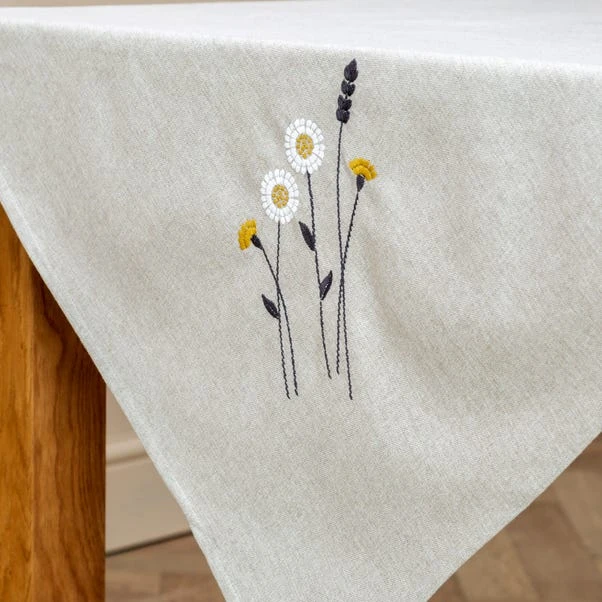 Dunelm Scandi Floral Tablecloth 4 Dunelm Scandi Floral Tablecloth - Image 2