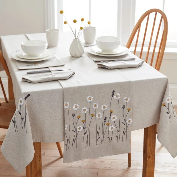 Dunelm Scandi Floral Tablecloth 6 Dunelm Scandi Floral Tablecloth - Image 4