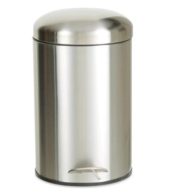 Dunelm Stainless Steel 12 Litre Round Pedal Bin 6 Dunelm Stainless Steel 12 Litre Round Pedal Bin - Image 4