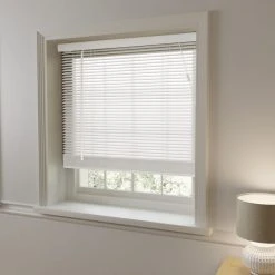 Dunelm White 25mm Slats Venetian Blind 10 Dunelm White 25mm Slats Venetian Blind -Dunelm Sales Store 1000151603 alt02