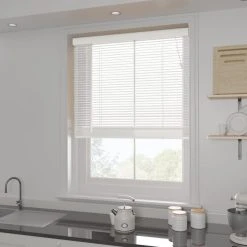 Dunelm White 25mm Slats Venetian Blind 12 Dunelm White 25mm Slats Venetian Blind -Dunelm Sales Store 1000151603 alt04