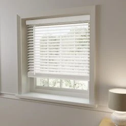 Dunelm White 50mm Slats Venetian Blind 10 Dunelm White 50mm Slats Venetian Blind -Dunelm Sales Store 1000151605 alt02