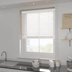 Dunelm White 50mm Slats Venetian Blind 12 Dunelm White 50mm Slats Venetian Blind -Dunelm Sales Store 1000151605 alt04