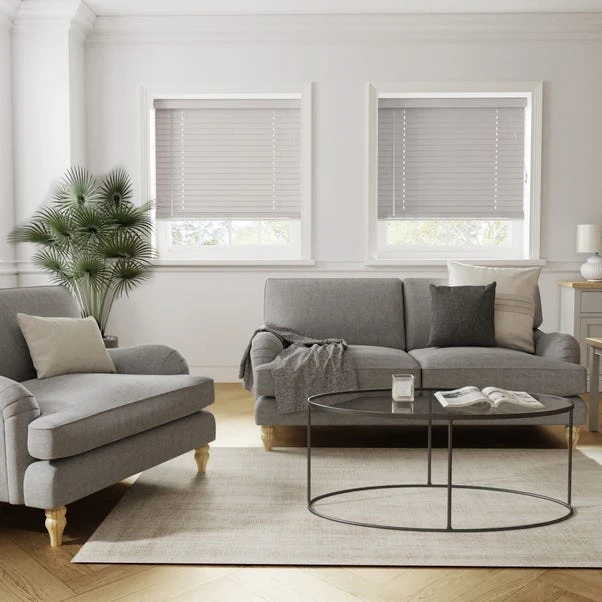 Dunelm Dove Grey 50mm Slats Venetian Blind 4 Dunelm Dove Grey 50mm Slats Venetian Blind - Image 2