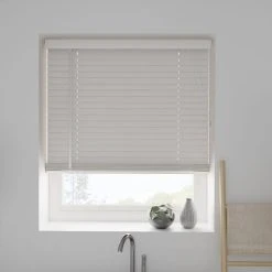 Dunelm Dove Grey 50mm Slats Venetian Blind 13 Dunelm Dove Grey 50mm Slats Venetian Blind -Dunelm Sales Store 1000151606 alt05