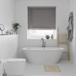 Dunelm Charcoal 50mm Slats Venetian Blind 13 Dunelm Charcoal 50mm Slats Venetian Blind -Dunelm Sales Store 1000151607 alt05