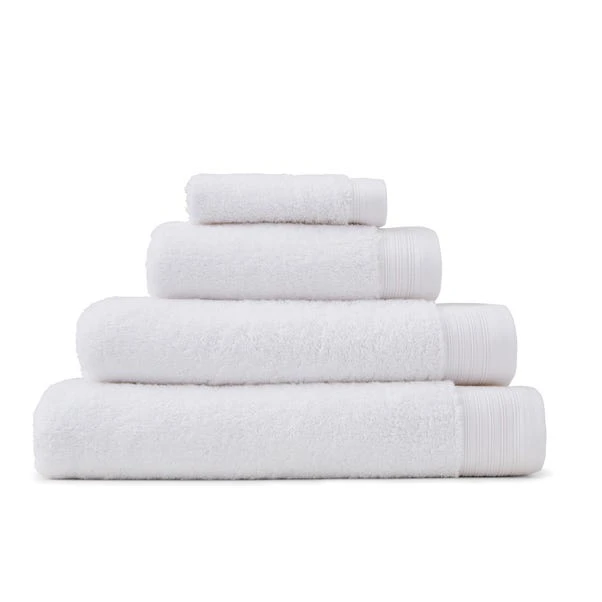 Hotel Pima Cotton White Towel 4 Hotel Pima Cotton White Towel - Image 2