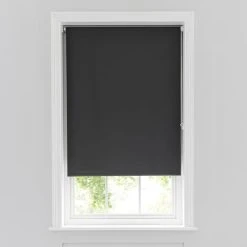 Dunelm Charcoal Blackout Moisture Resistant Roller Blind 10 Dunelm Charcoal Blackout Moisture Resistant Roller Blind -Dunelm Sales Store 1000154485 alt01