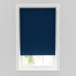 Dunelm Navy Blackout Moisture Resistant Roller Blind 10 Dunelm Navy Blackout Moisture Resistant Roller Blind -Dunelm Sales Store 1000154487 alt01
