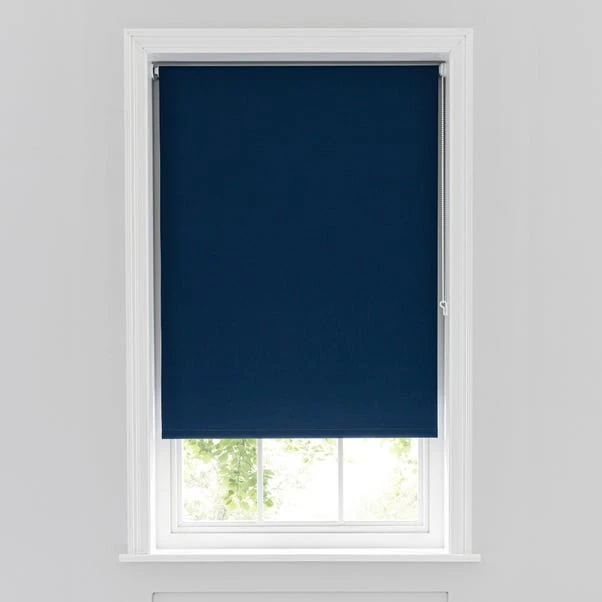 Dunelm Navy Blackout Moisture Resistant Roller Blind 5 Dunelm Navy Blackout Moisture Resistant Roller Blind - Image 3