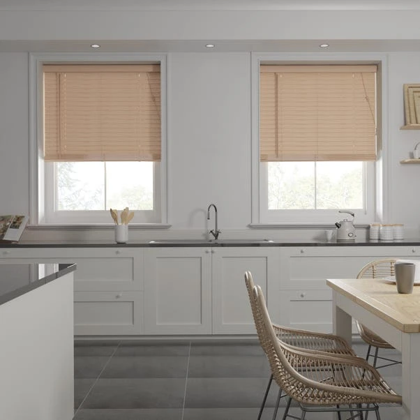 Dunelm Oak Effect 50mm Slats Venetian Blind 6 Dunelm Oak Effect 50mm Slats Venetian Blind - Image 4